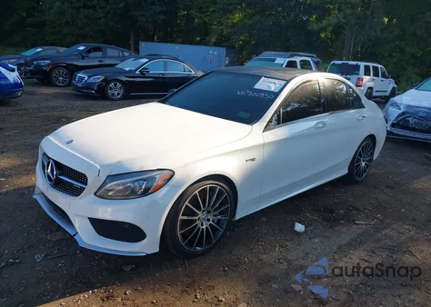 2017 Mercedes-Benz Amg C 43 4Matic z USA, uszkodzony, nr VIN 55SWF6EB6HU185222